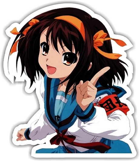 Suzumiya Haruhi Anime  Sticker SH002 Neera Sticker